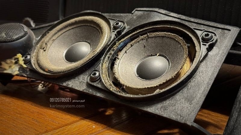تعمیر بلندگو و باند ماشین